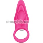 Виброкольцо Power Clit Cockring Stamina, розовое - Фото №1