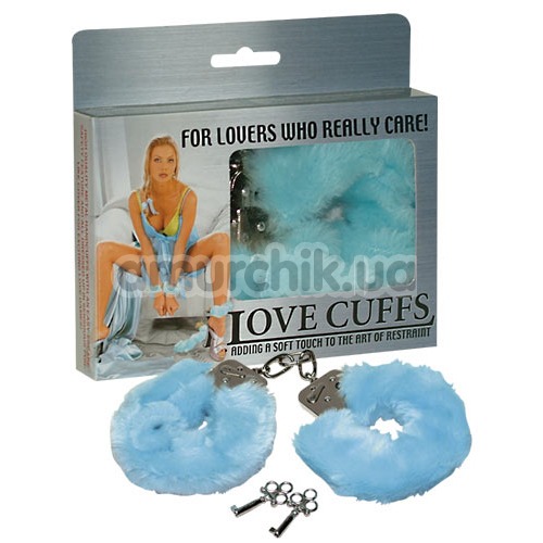 Наручники Handschellen Love Cuffs блакитні