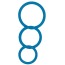 Набор из 3 эрекционных колец Fantastic Loops, голубой - Фото №1