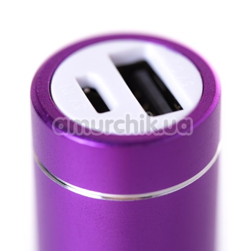 Портативний зарядний пристрій A-Toys Power Bank, фіолетовий