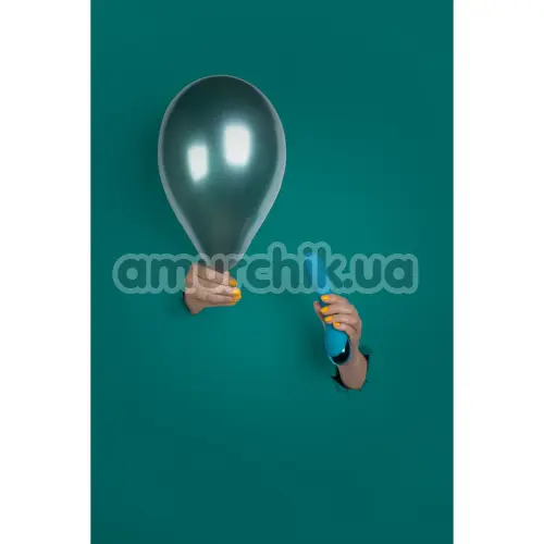 Вібратор для точки G Loveline Smooth Silicone G-Spot Vibrator, бірюзовий