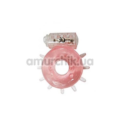 Эрекционное кольцо Silicone Power Ring Vibrator розовое