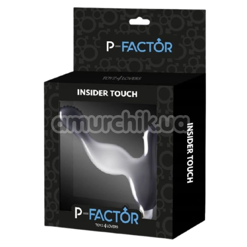 Вібростимулятор простати P-Factor Insider Touch, чорний