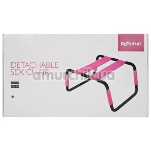 Стілець для сексу Roomfun Detachable Sex Chair, чорно-рожевий