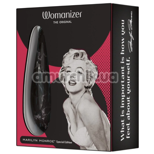 Симулятор орального сексу для жінок Womanizer The Original Marilyn Monroe, чорний