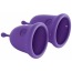Набір з 2 менструальних чаш Jimmyjane Intimate Care Menstrual Cups, фіолетовий - Фото №2