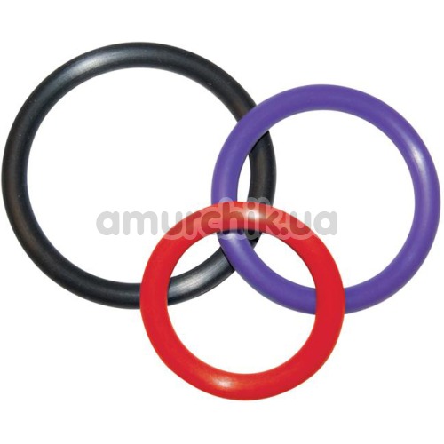 Набор из 3 эрекционных колец Triple G-Ring Set