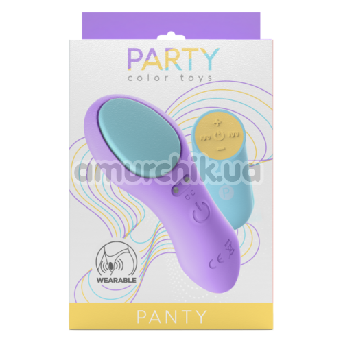 Кліторальний вібратор Party Color Toys Lila, фіолетовий