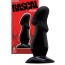 Анальная пробка Rascal Rim Raider, черная - Фото №1