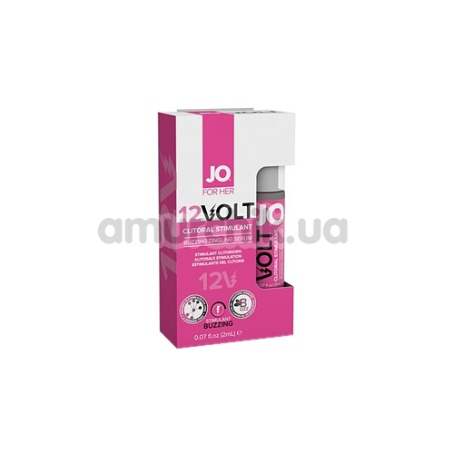 Стимулирующая сыворотка для женщин JO Volt Arousing Tingling Serum - 12v, 2 мл