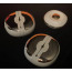 Затискачі на соски з вібрацією Qingnan No.3 Wireless Control Vibrating Nipple Clamps, бежеві - Фото №6