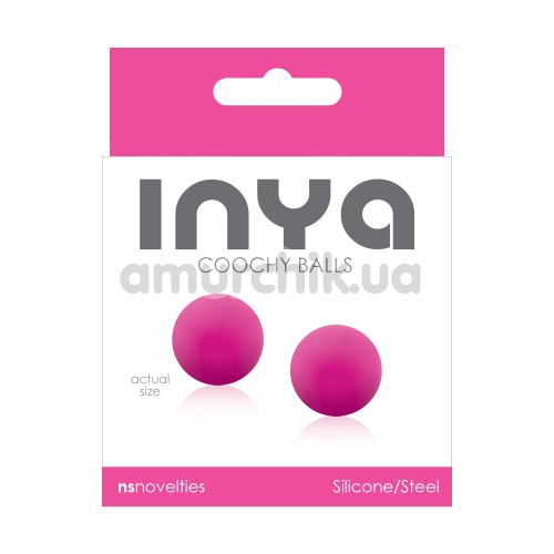 Вагинальные шарики Inya Coochy Balls, розовые