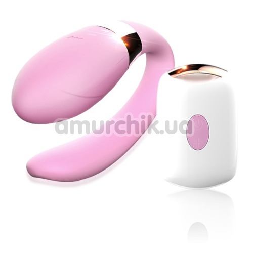Вибратор V-Vibe Rechargeable Couples Vibrator, розовый - Фото №1