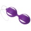 Вагинальные шарики Essensual Silicone Kegel Balls, фиолетовые - Фото №1