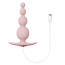 Анальная пробка Qingnan No.8 Mini Vibrating Anal Beads, розовая - Фото №1