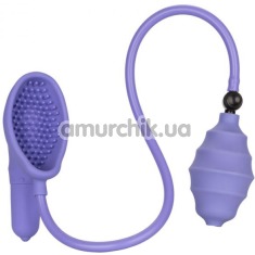Вакуумная помпа с вибрацией для клитора Intimate Pump, фиолетовая - Фото №1