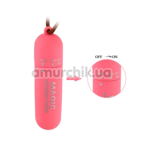 Кліторальний вібратор Magic Wireless Bullet, рожевий