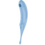 Симулятор орального секса для женщин с вибрацией Satisfyer Twirling Pro, голубой - Фото №2