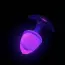 Анальная пробка Univibe Glow-In-Dark Berry S, розовая - Фото №15