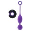 Вагінальні кульки з вібрацією Caresse Embrace 2, фіолетові - Фото №1