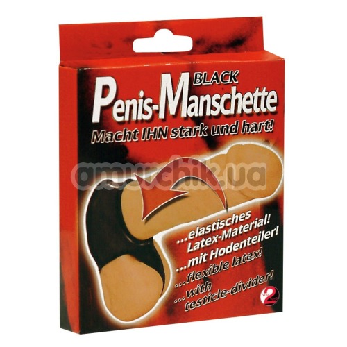 Насадка на пеніс Penis-Manschette, чорна
