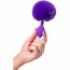 Анальная пробка с фиолетовым хвостиком ToDo Anal Plug Sweet Bunny, фиолетовая - Фото №6