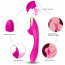 Симулятор орального секса для женщин с вибрацией DuDu E01, розовый - Фото №10