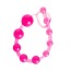 Анальний ланцюжок Anal Beads з петелькою, рожевий - Фото №3