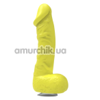 Мило у вигляді пеніса з присоскою Pure Bliss Mini, жовте - Фото №1