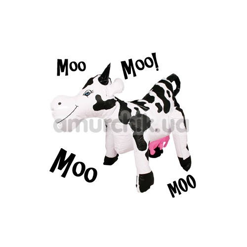 Надувна корова зі звуковим супроводом Inflatable Cow With Sound
