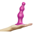 Фаллоимитатор Strap-On-Me Dildo Plug Beads XL, розовый - Фото №1