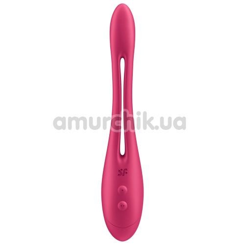 Вибратор Satisfyer Elastic Game Battery Powered, бордовый