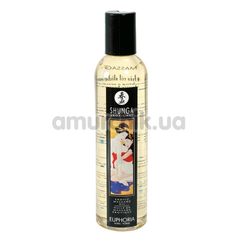 Массажное масло Shunga Erotic Massage Oil Euphoria Floral - цветы, 250 мл