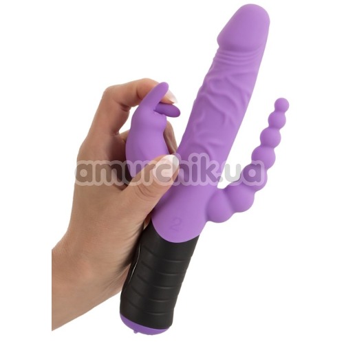 Вібратор Triple Vibrator, фіолетовий