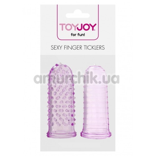 Насадки на пальцы Sexy Finger Ticklers, фиолетовые