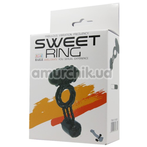 Виброкольцо Sweet Ring 014080-1, черное