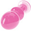 Анальна пробка Love Toy Glass Romance Dildo GS14, рожева - Фото №4