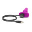 Анальная пробка с вибрацией B-Vibe Vibrating Novice Plug, розовая - Фото №5