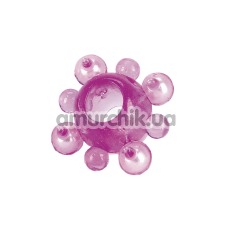 Эрекционное кольцо Bungy Bead Ring фиолетовое - Фото №1