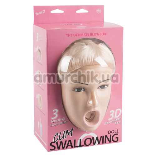 Секс-лялька з вібрацією Cum Swallowing Doll - Tessa Q