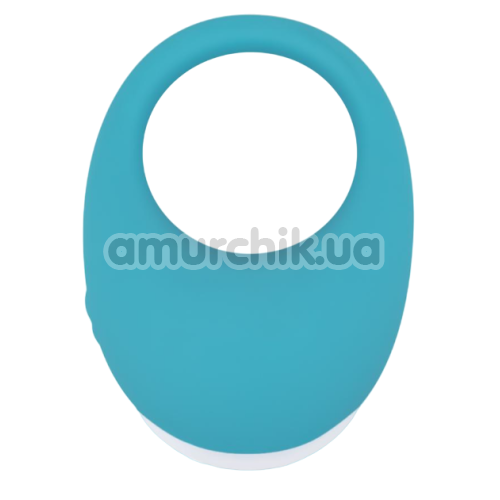 Виброкольцо для члена Cala Azul Jose Vibrating Cockring, голубое
