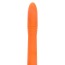 Вибратор Neon Luv Touch Ribbed Slims оранжевый - Фото №2