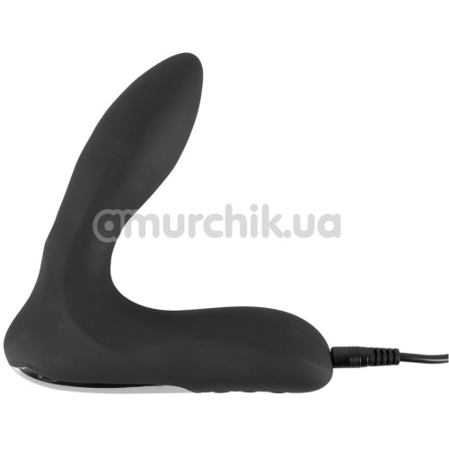 Вибростимулятор простаты XouXou Inflatable Vibrating Butt Plug, черный