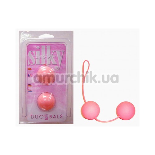 Вагінальні кульки Silky Smooth рожеві