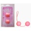 Вагінальні кульки Silky Smooth рожеві - Фото №3