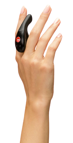Зручна форма для фіксації між пальцями