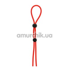 Ерекційне кільце Dream Toys Lit-Up Rings Stretchy Lasso Cage, червоне - Фото №1