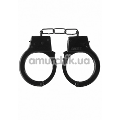 Наручники Ouch! Beginner's Handcuffs, чорні - Фото №1