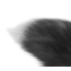 Анальная пробка с черно-голубым хвостом Horny Kitten, черная - Фото №12