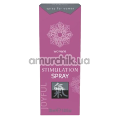 Возбуждающий спрей для женщин Shiatsu Stimulation Spray Joyful Women, 30 мл - Фото №1